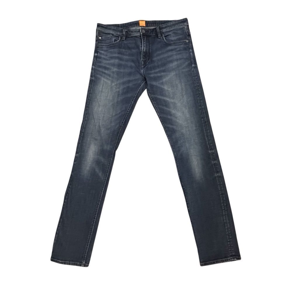 Hugo Boss Orange Jeans Men's Blue Denim Medium Wash Medium Rise Skinny